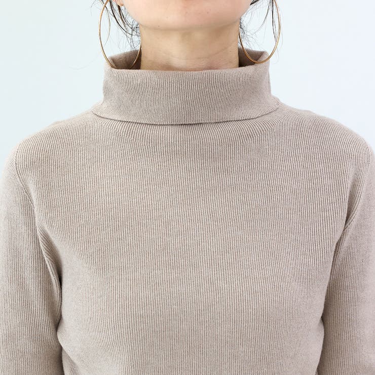 ホールガーメントリブタートルニットプルオーバー | FUNNY COMPANY＋  | 詳細画像20 