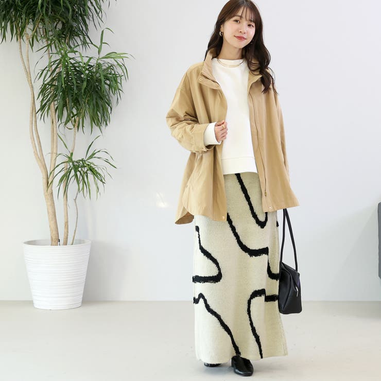 スタンドカラーT/Cピーチサイドボタンマウンテンパーカー | FUNNY COMPANY＋  | 詳細画像6 