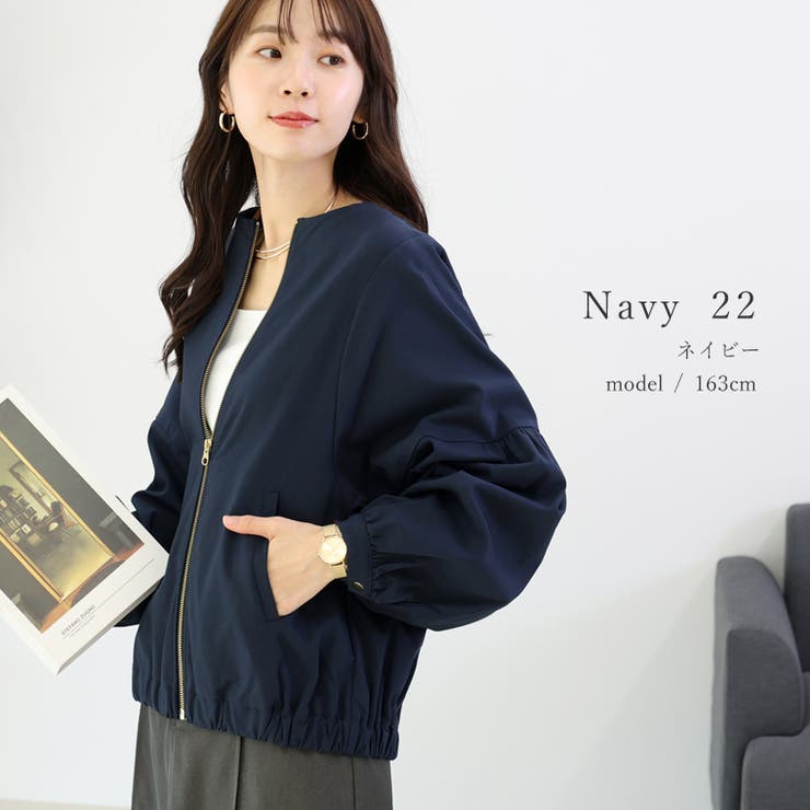 極伸びタック使いブルゾン | FUNNY COMPANY＋  | 詳細画像18 