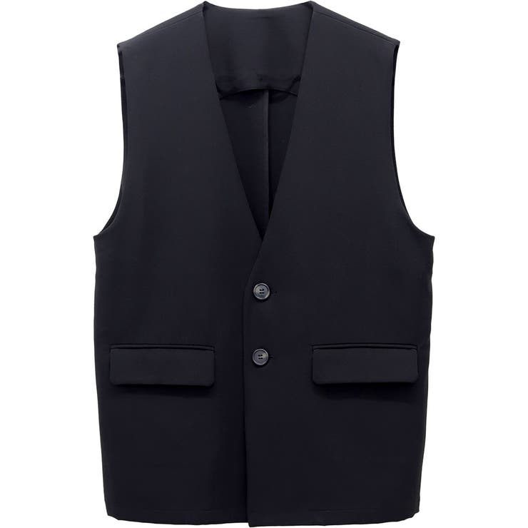 ノーカラーVネックベスト | FUNNY COMPANY＋  | 詳細画像25 