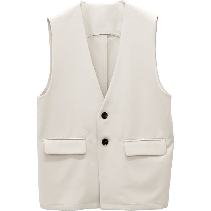 ノーカラーVネックベスト | FUNNY COMPANY＋  | 詳細画像26 