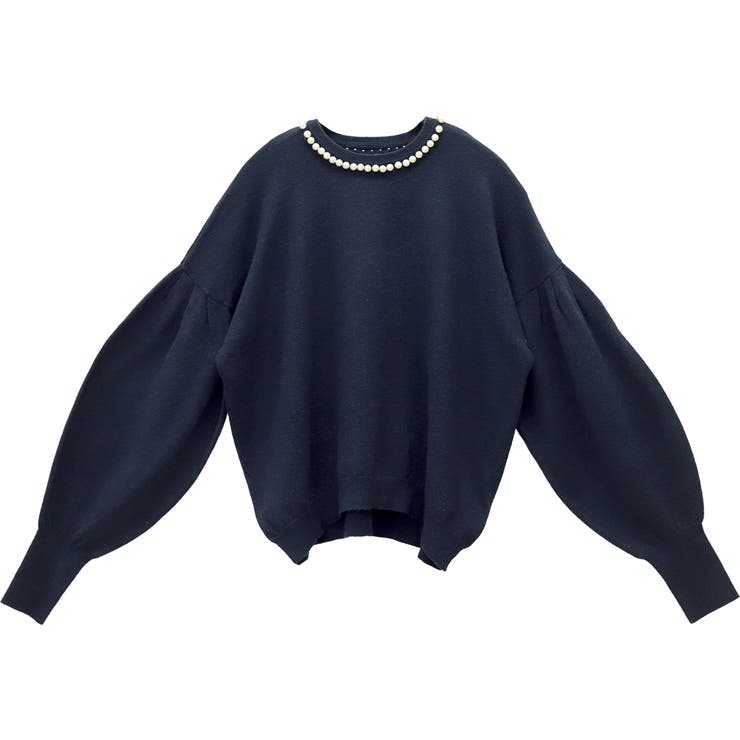 アンチピリング襟パールニットプルオーバー | FUNNY COMPANY＋  | 詳細画像25 