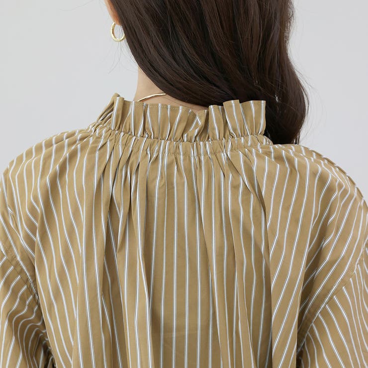 フリルカラーストライプ2WAYブラウス | FUNNY COMPANY＋  | 詳細画像22 