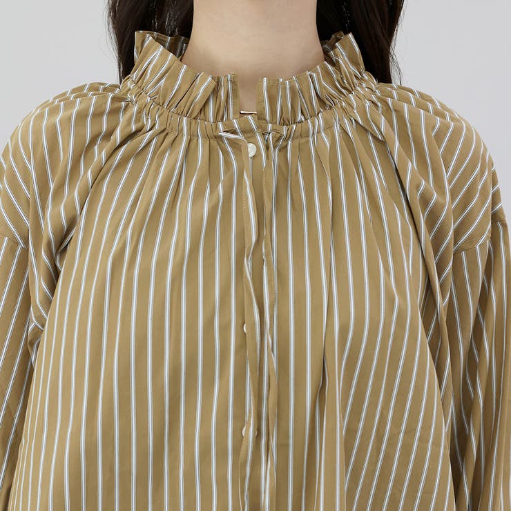 フリルカラーストライプ2WAYブラウス | FUNNY COMPANY＋  | 詳細画像21 