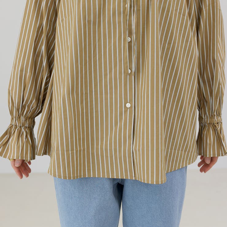 フリルカラーストライプ2WAYブラウス | FUNNY COMPANY＋  | 詳細画像24 