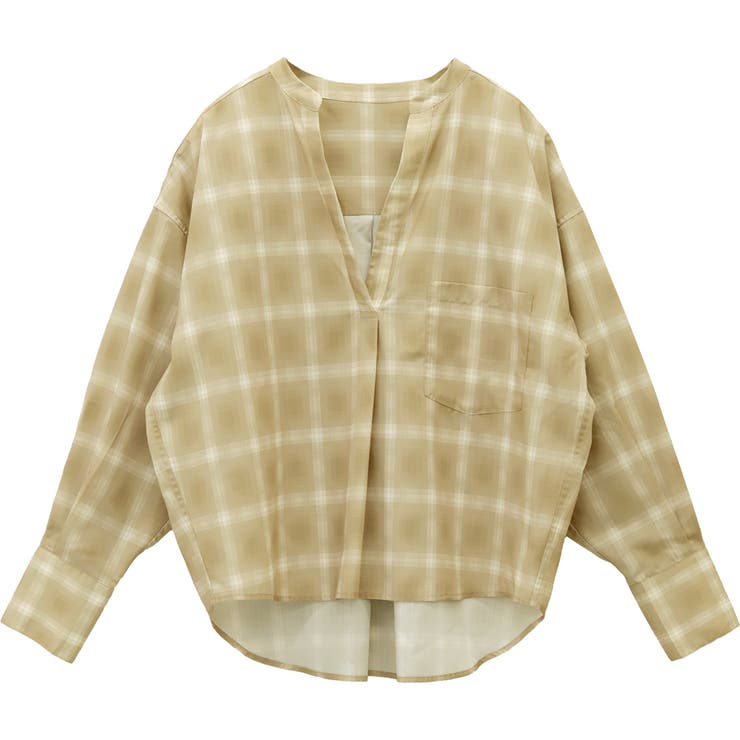 シアーチェックスキッパーシャツ | FUNNY COMPANY＋  | 詳細画像26 