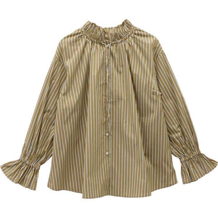 フリルカラーストライプ2WAYブラウス | FUNNY COMPANY＋  | 詳細画像27 