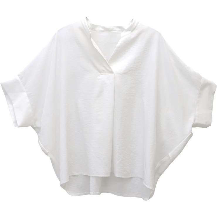 エステルローンバックフリルドルマンブラウス | FUNNY COMPANY＋  | 詳細画像28 