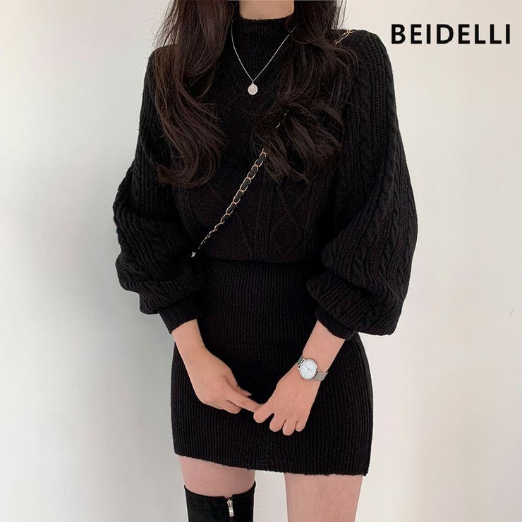 Beidelli ベイデリ ハイネックニットミニワンピース 品番 Nwiw 3rd Spring サードスプリング のレディースファッション通販 Shoplist ショップリスト