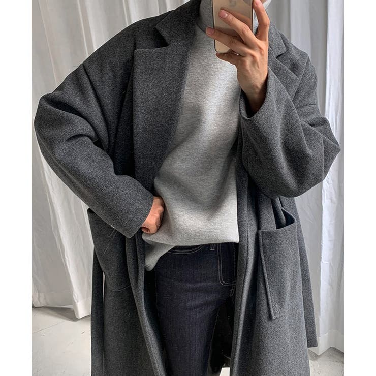 ASCLO(エジュクロ)シャドウガウンコート[品番：NWIW0009395]｜3rd