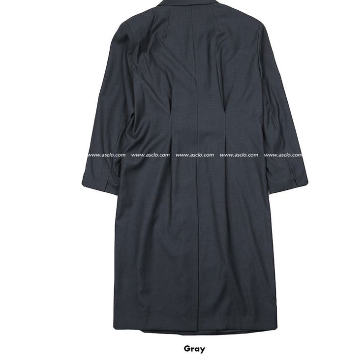 ロングローブコート 韓国 asclo ロングローブコート 韓国 asclo