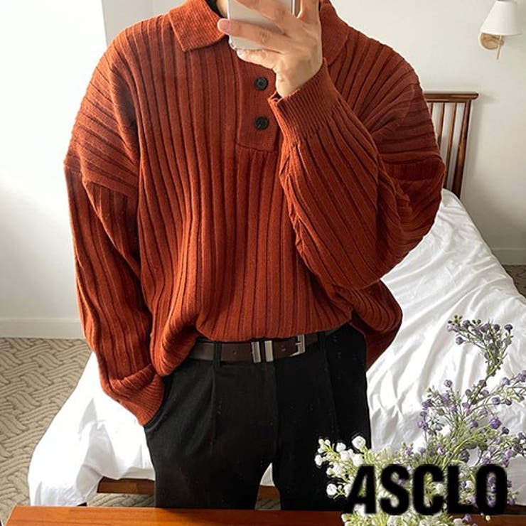 ASCLO(エジュクロ)ASCLO Rib Collar Knit[品番：NWIW0010251]｜3rd