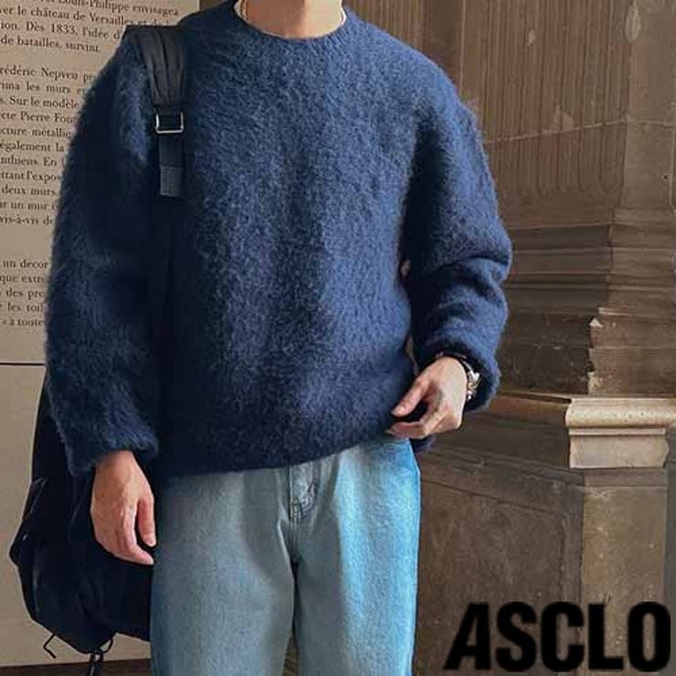 ASCLO(エジュクロ)Hyper Heavy Mohair Knit 韓国[品番：NWIW0010533