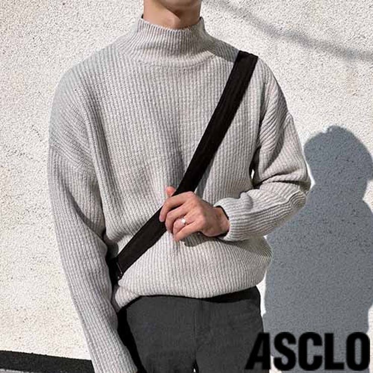 ASCLO(エジュクロ)Hachi Half Neck Knit 韓国