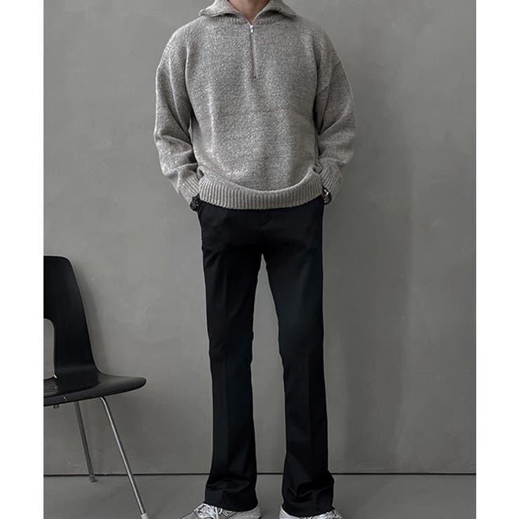 ASCLO(エジュクロ)無地シンプルハーフジップ 韓国 | 3rd Spring | 詳細画像2 