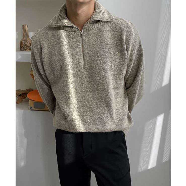 ASCLO(エジュクロ)無地シンプルハーフジップ 韓国 | 3rd Spring | 詳細画像3 