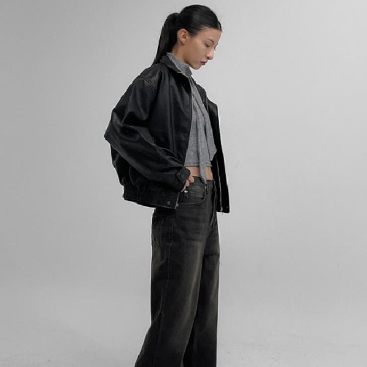 BLACK UP(ブラックアップ)ファインダーハイネックレザー