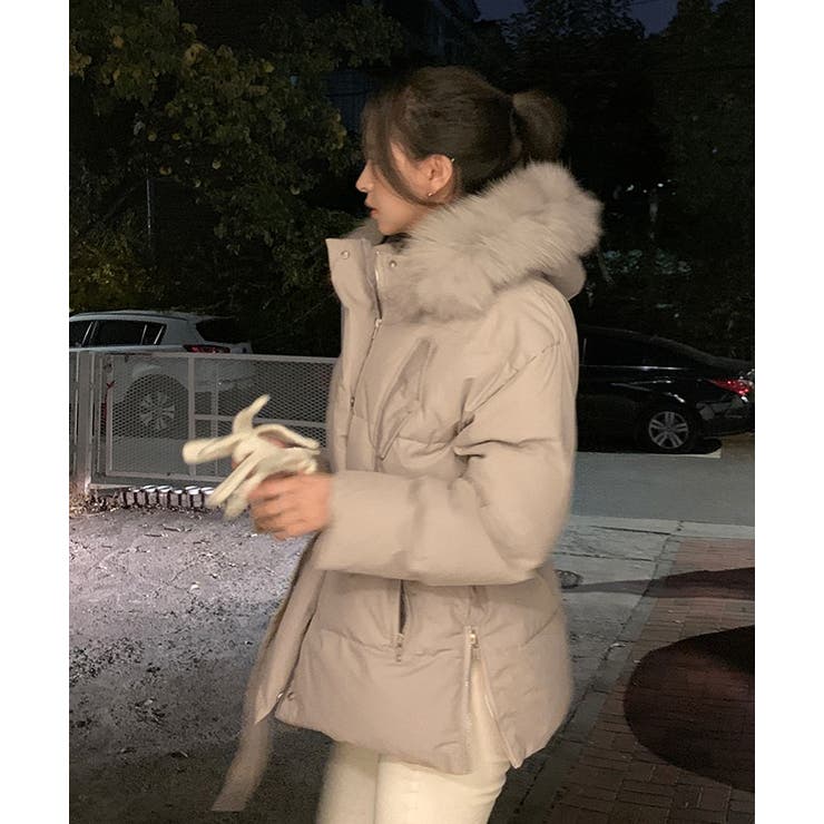 CHUU(チュー)フードファーペディン[品番：NWIW0009616]｜3rd Spring