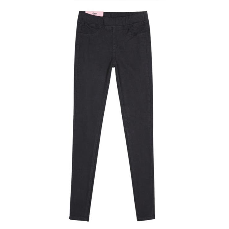 CHUU裏起毛スキニーデニム 5kgシンプルデニムスキニーパンツ vol