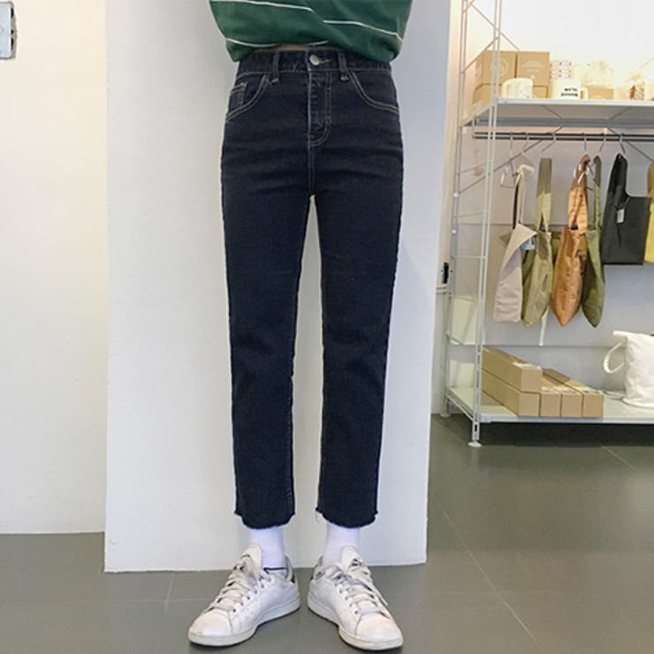 MICHYEORA八分丈デニム 八分丈デニム 靴下見せ[品番 MICHYEORA八分丈デニム 八分丈デニム 靴下見せ[品番
