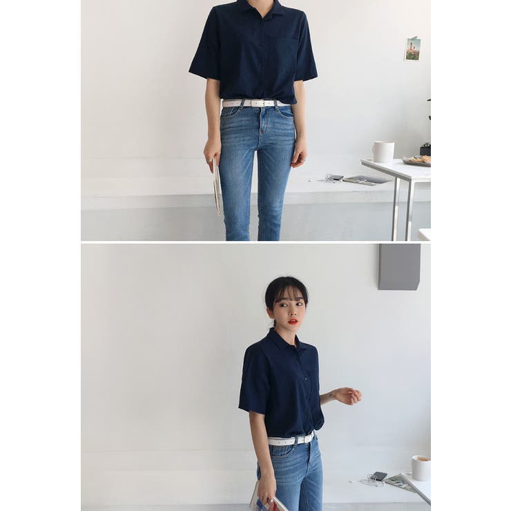 Michyeoraリネン半袖シャツ 韓国 韓国ファッション 品番 Nwiw 3rd Spring サードスプリング のレディース ファッション通販 Shoplist ショップリスト