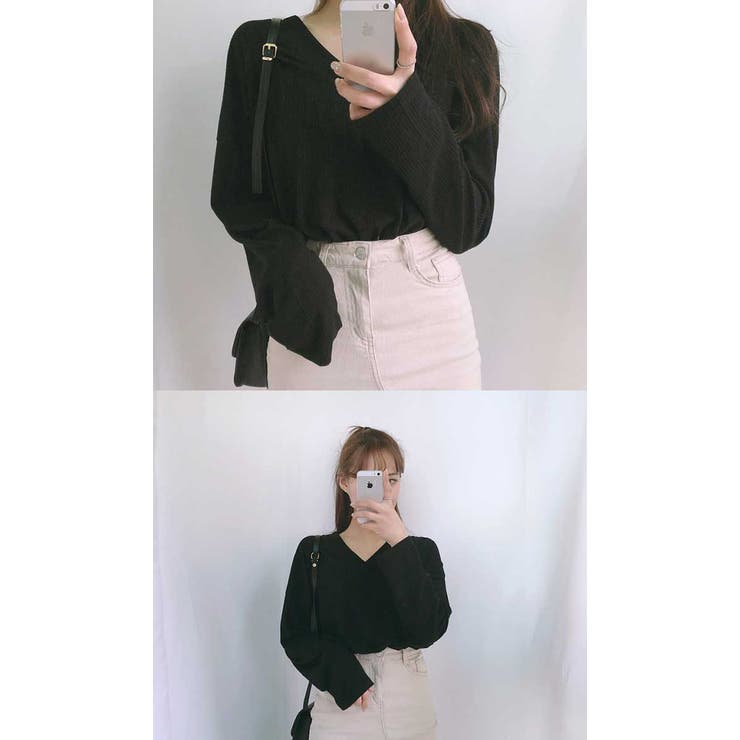 Michyeoravネック鎖骨トップス 韓国 韓国ファッション 品番 Nwiw 3rd Spring サードスプリング のレディース ファッション通販 Shoplist ショップリスト