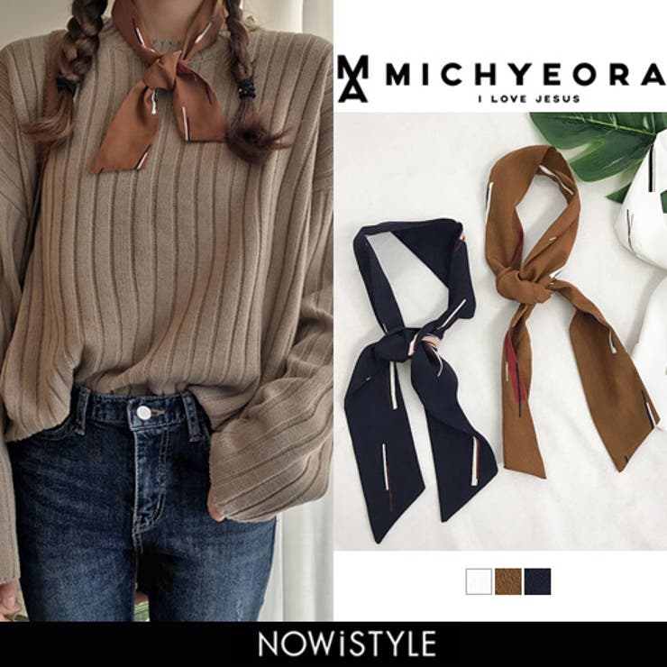 Michyeoraバンダナにもなるスカーフ 韓国 韓国ファッション 品番 Nwiw 3rd Spring サードスプリング の レディースファッション通販 Shoplist ショップリスト