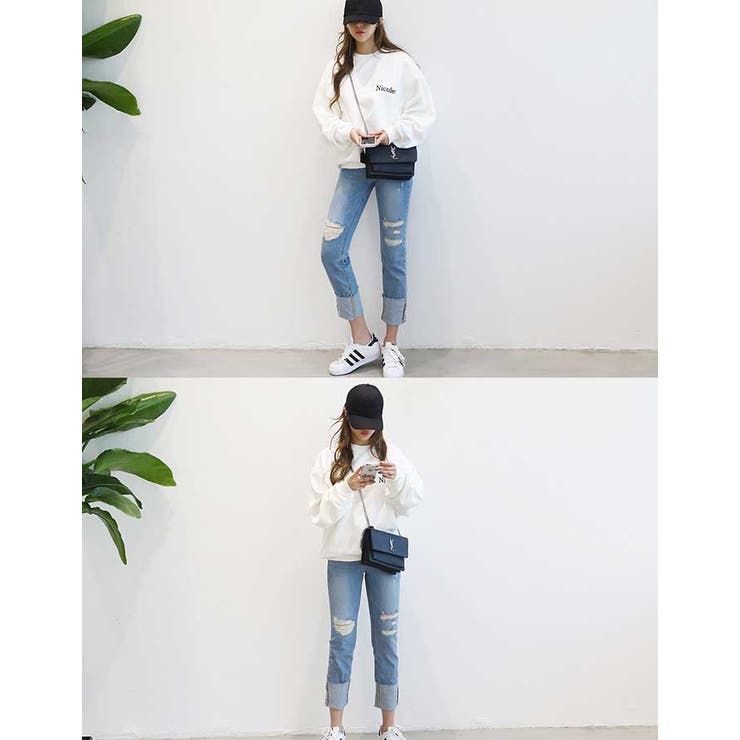 Naning9nicole刺繍トレーナー 韓国 韓国ファッション 品番 Nwiw 3rd Spring サードスプリング のレディース ファッション通販 Shoplist ショップリスト