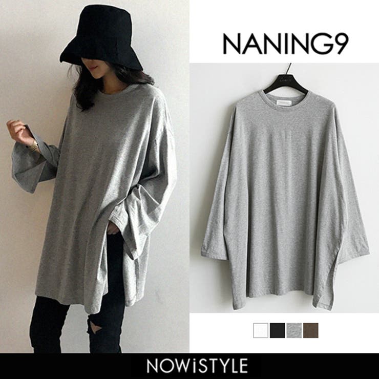 Naning9オーバーサイズ長袖tシャツ 韓国 韓国ファッション 品番 Nwiw 3rd Spring サードスプリング のレディースファッション通販 Shoplist ショップリスト