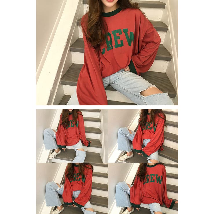 NANING9CREWルーズフィットトップス 韓国 韓国ファッション | 3rd Spring | 詳細画像3 