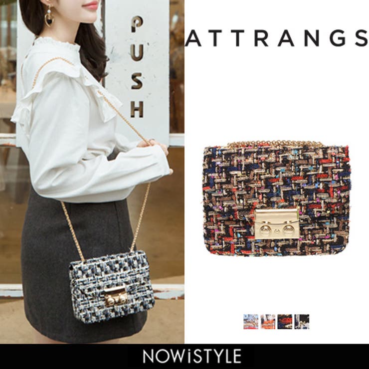 Attrangs アットランス ツイードミニバッグ 韓国韓国ファッション バッグ 品番 Nwiw 3rd Spring サードスプリング のレディースファッション通販 Shoplist ショップリスト