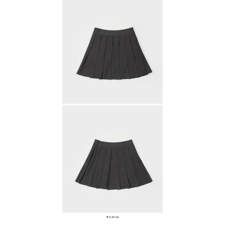 BLACK UP(ブラックアップ)[MADE] ドミニックプリーツスカート