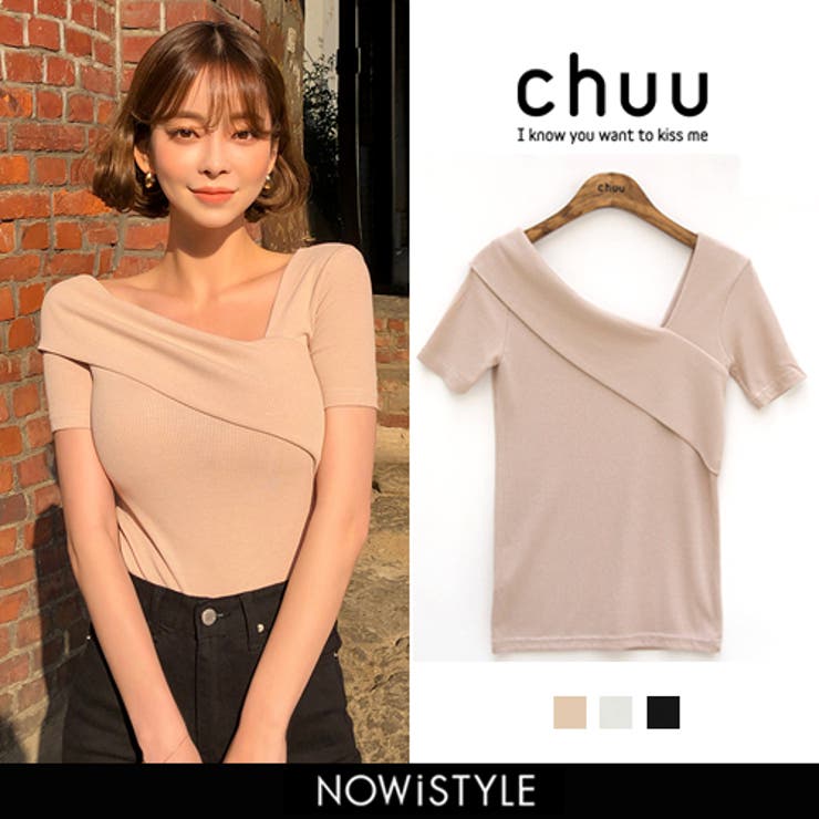 Chuuサイドラップスリムtシャツ韓国 韓国ファッション Tシャツ 品番 Nwiw 3rd Spring サードスプリング のレディースファッション通販 Shoplist ショップリスト