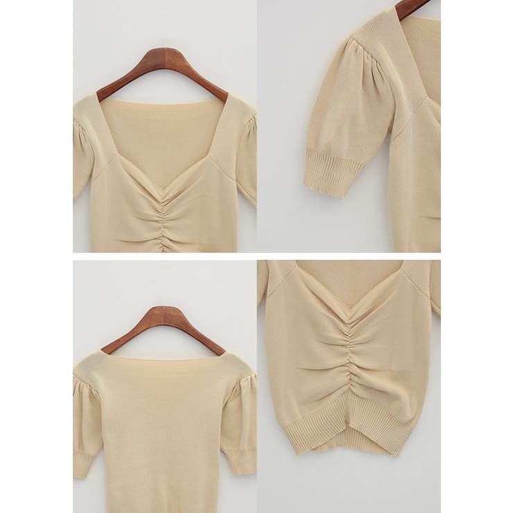 Chuuシャーリングニットソー 韓国 韓国ファッション 品番 Nwiw 3rd Spring サードスプリング のレディースファッション 通販 Shoplist ショップリスト