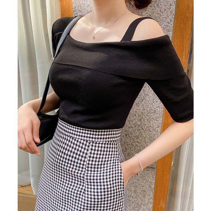 Chuuストラップサマーニット 韓国 韓国ファッション 品番 Nwiw 3rd Spring サードスプリング のレディースファッション 通販 Shoplist ショップリスト