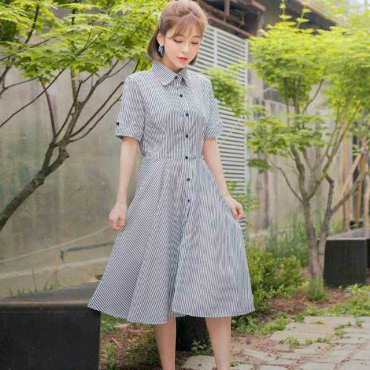 Chuu静かなときめきワンピースセット韓国韓国ファッション ワンピース ストライプ 品番 Nwiw 3rd Spring サードスプリング のレディースファッション通販 Shoplist ショップリスト