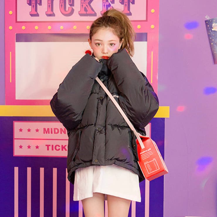 CHUUstrawberry milk ダウン韓国韓国ファッション[品番