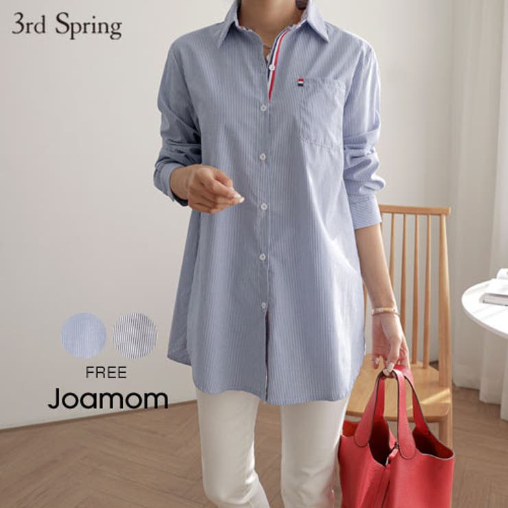 Joamomトリコロールストライプシャツ韓国韓国ファッション トップス 春 品番 Nwiw 3rd Spring サードスプリング のレディースファッション通販 Shoplist ショップリスト