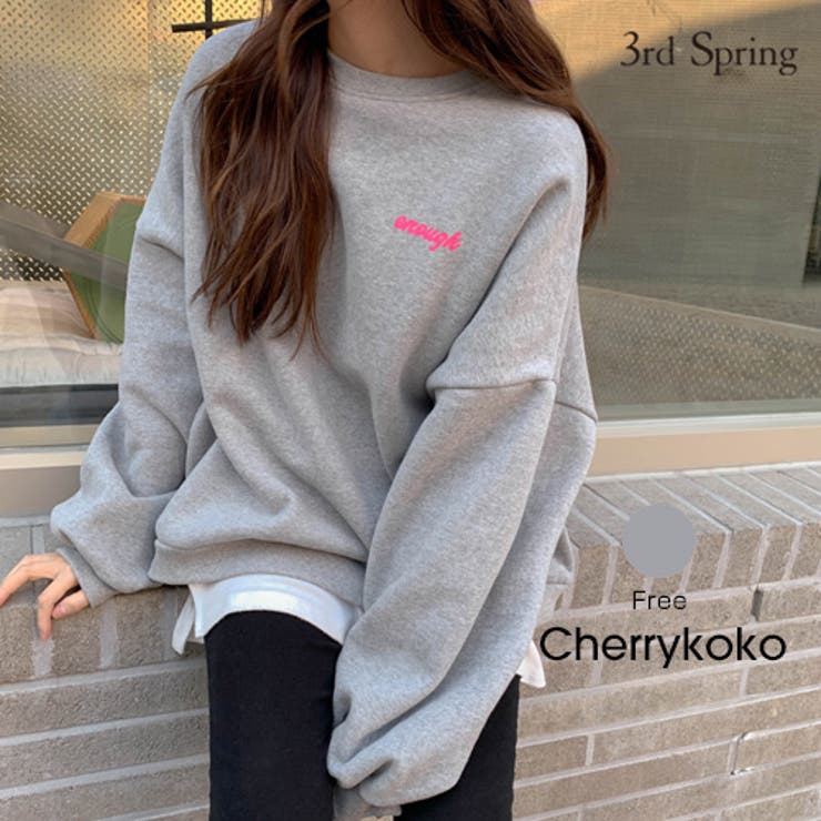 Cherrykoko チェリーココ Enoughトレーナー韓国 韓国ファッション 品番 Nwiw 3rd Spring サードスプリング のレディースファッション通販 Shoplist ショップリスト