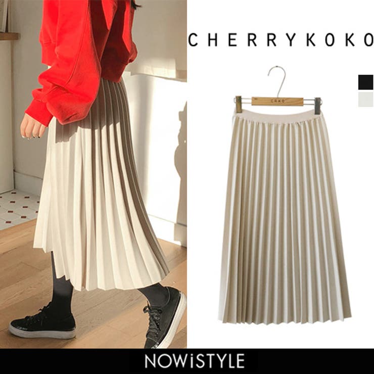CHERRYKOKO(チェリーココ）cashmere pleats skirt韓国[品番