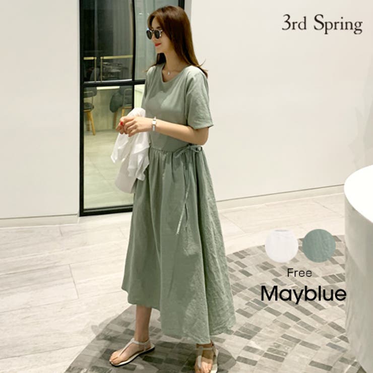 Mayblueサイドリボンワンピース韓国 韓国ファッション ワンピース 品番 Nwiw 3rd Spring サードスプリング のレディースファッション通販 Shoplist ショップリスト
