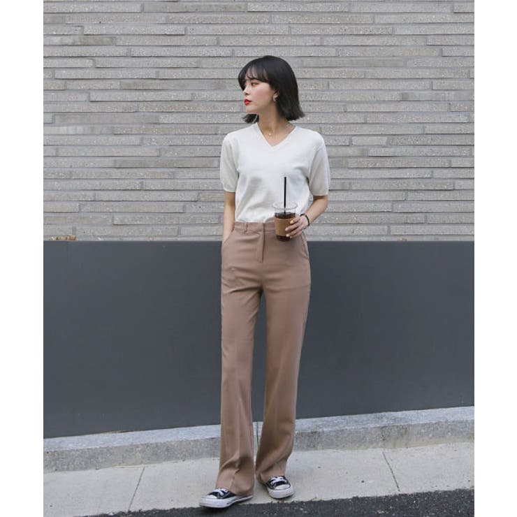 riette Mule slacks 韓国 サンドウォーター SandWaterr 25ss リサーチドスラックスウール