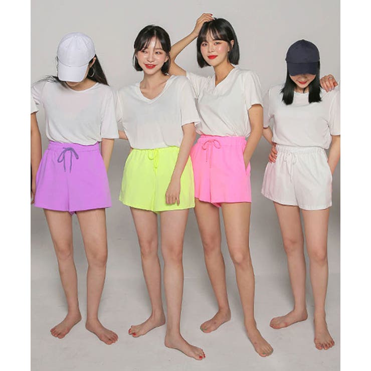 Merongshopネオンショートパンツ韓国 韓国ファッション ボトムス 品番 Nwiw 3rd Spring サードスプリング のレディースファッション通販 Shoplist ショップリスト