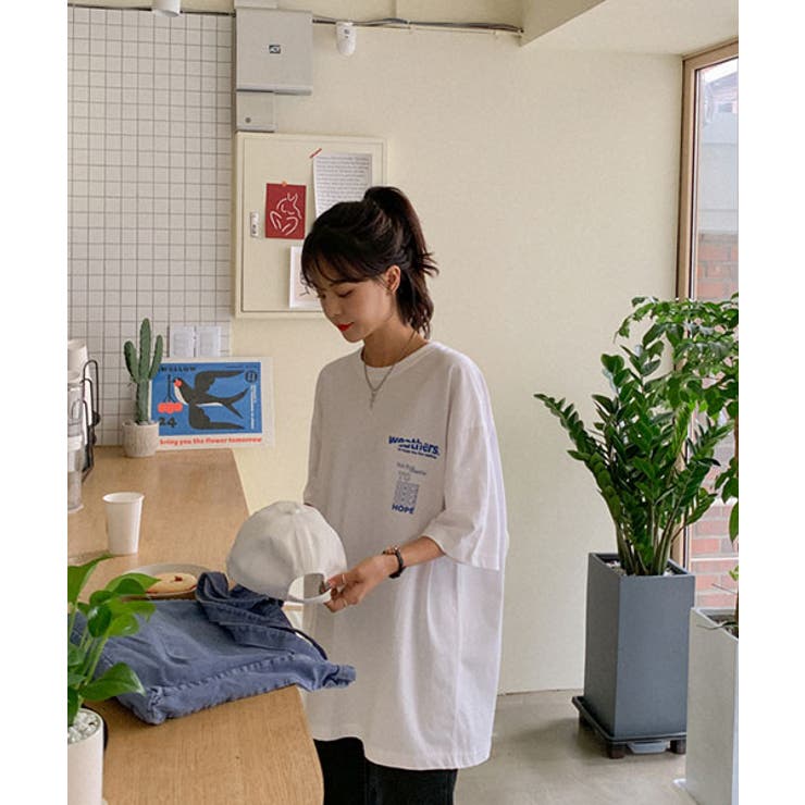 MERONGSHOPWeather半袖Tシャツ韓国 韓国ファッション[品番