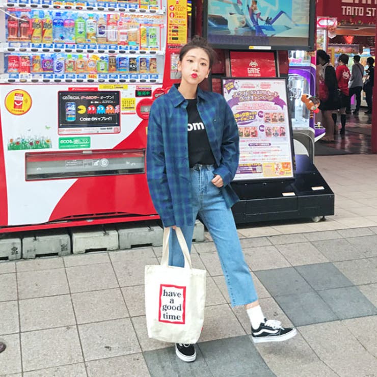 Merongshop古着風チェックシャツ 韓国 韓国ファッション 品番 Nwiw 3rd Spring サードスプリング のレディースファッション通販 Shoplist ショップリスト