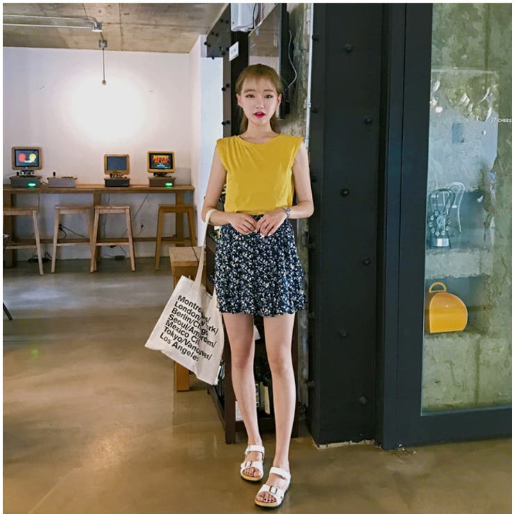 Merongshopインナー付きタンクトップ 韓国 韓国ファッション 品番 Nwiw 3rd Spring サードスプリング のレディースファッション通販 Shoplist ショップリスト