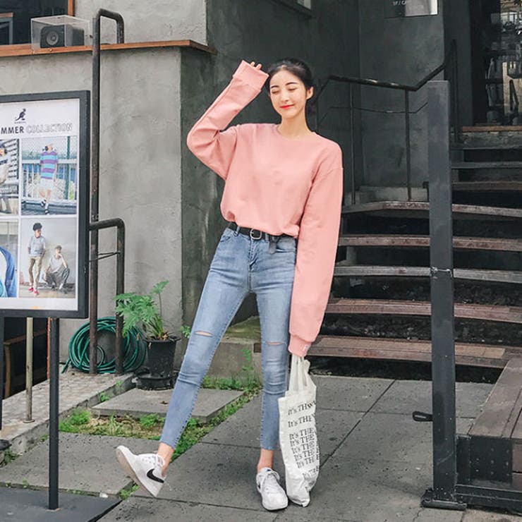 Merongshop袖ワンポイント刺繍トレーナー 韓国 韓国ファッション 品番 Nwiw 3rd Spring サードスプリング のレディースファッション通販 Shoplist ショップリスト