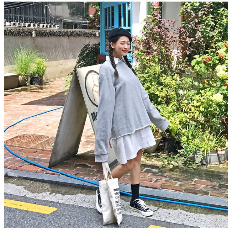 Merongshop袖ワンポイント刺繍トレーナー 韓国 韓国ファッション 品番 Nwiw 3rd Spring サードスプリング のレディースファッション通販 Shoplist ショップリスト