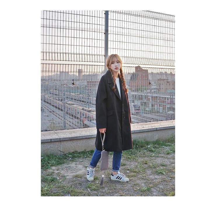 Merongshopベーシックチェスターコート 韓国 韓国ファッション 品番 Nwiw 3rd Spring サードスプリング のレディースファッション通販 Shoplist ショップリスト