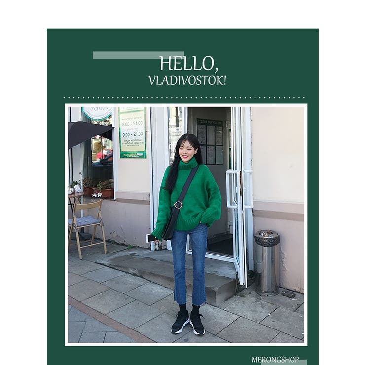 Merongshop暖かそうなタートルニット 韓国 韓国ファッション 品番 Nwiw 3rd Spring サードスプリング のレディースファッション通販 Shoplist ショップリスト
